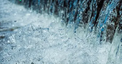 agua congelada